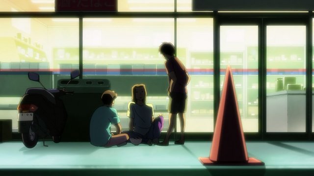 Convenience Store Kyon Cycled Past